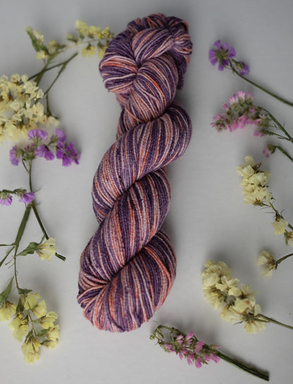 Chrysanthi - Self Striping Vegan Sock Yarn