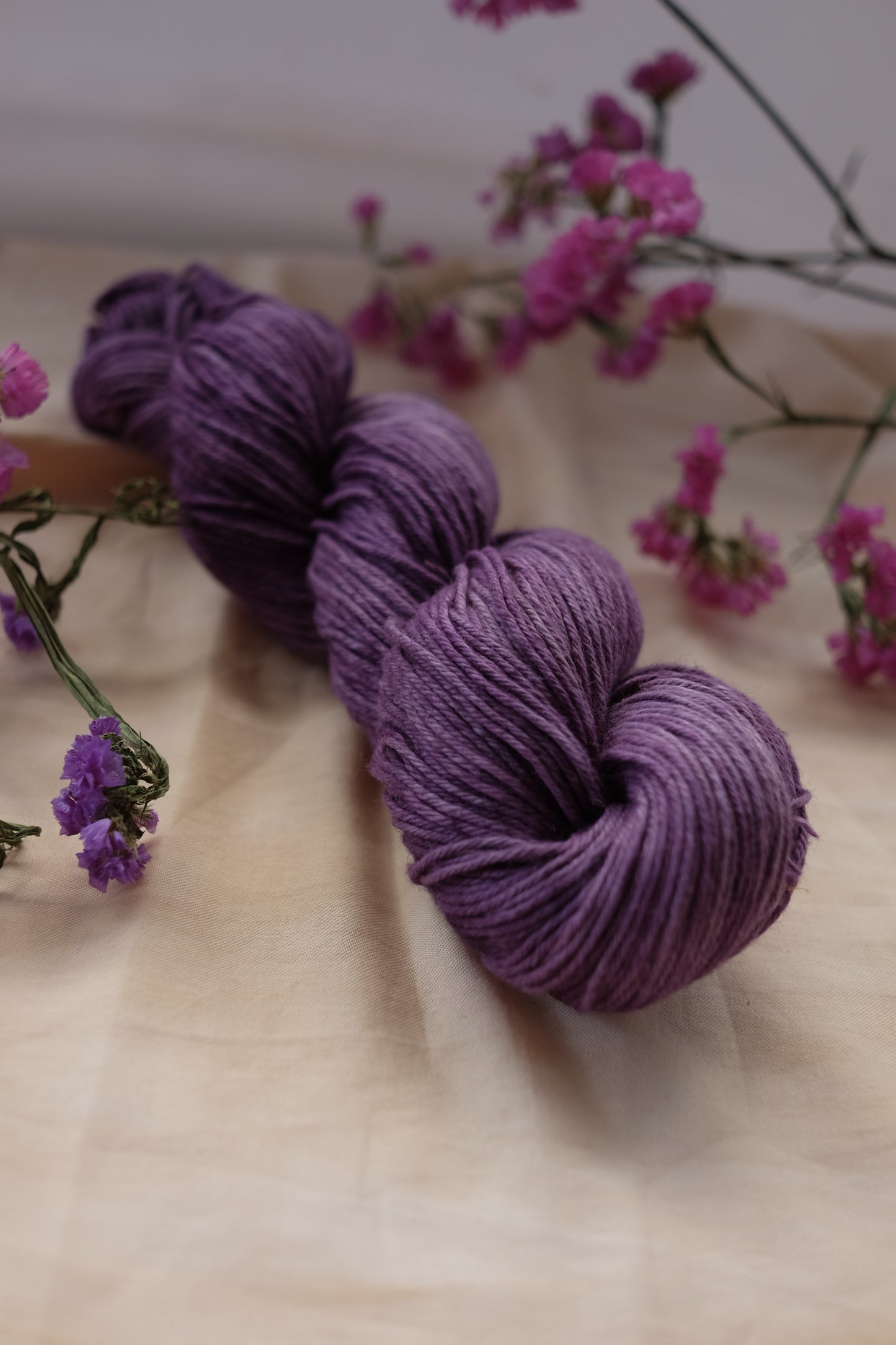 Violet - Cotton / Linen Yarn - DK Weight!