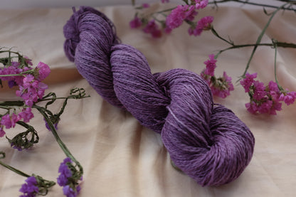 Violet - Cotton / Linen / Rami Yarn - Sport Weight!