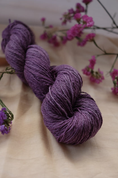 Violet - Cotton / Linen / Rami Yarn - Sport Weight!