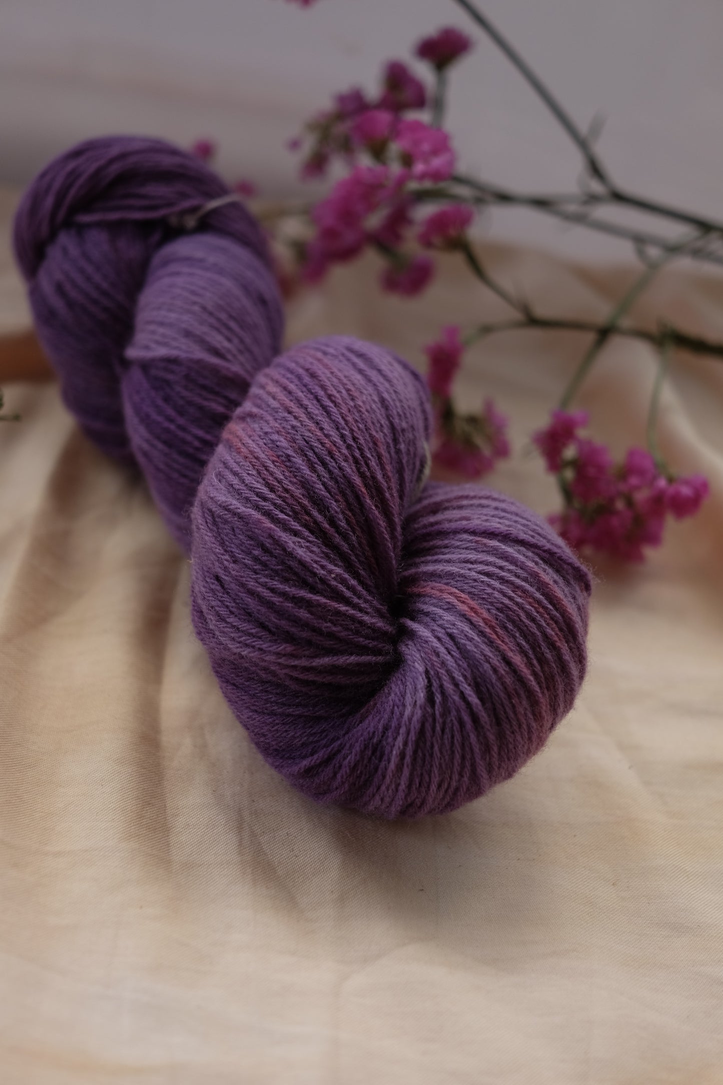 Violet - Recycled Wool Yarn - Sport Weight!