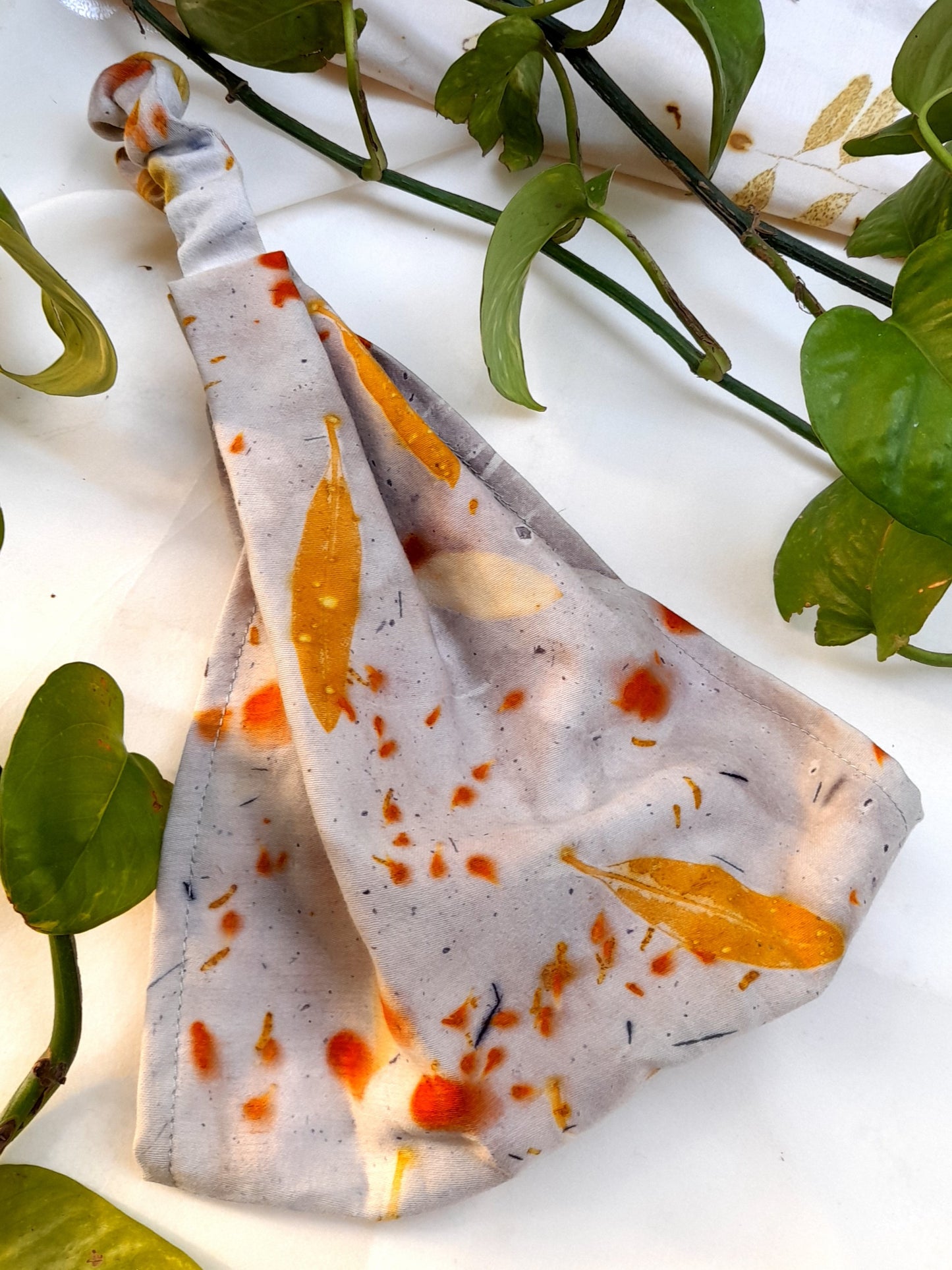 Ecoprinted Bandana