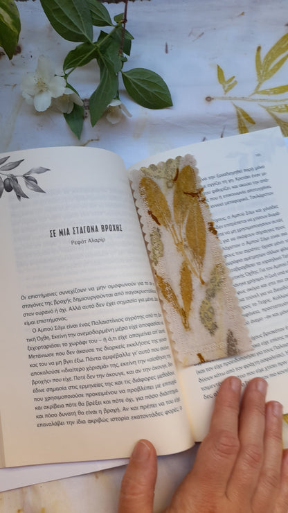 Ecoprinted Bookmarks