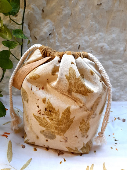 Large+  Eco Printed Project Bag!