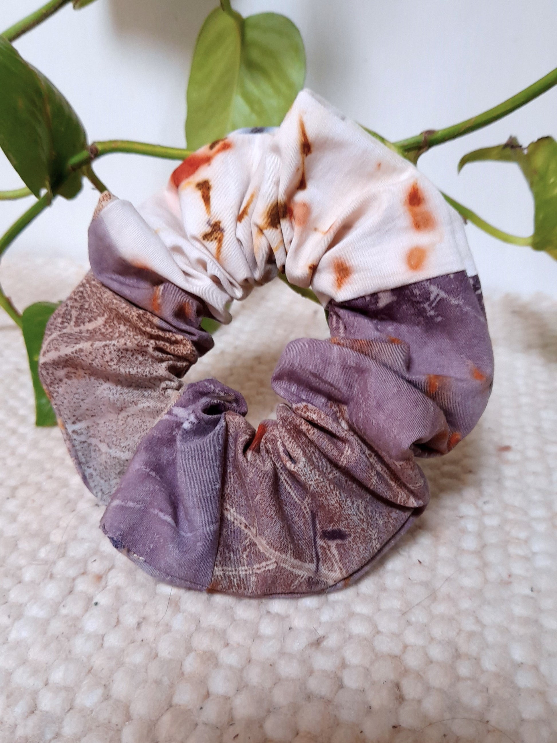 ecoprinted scrunche
