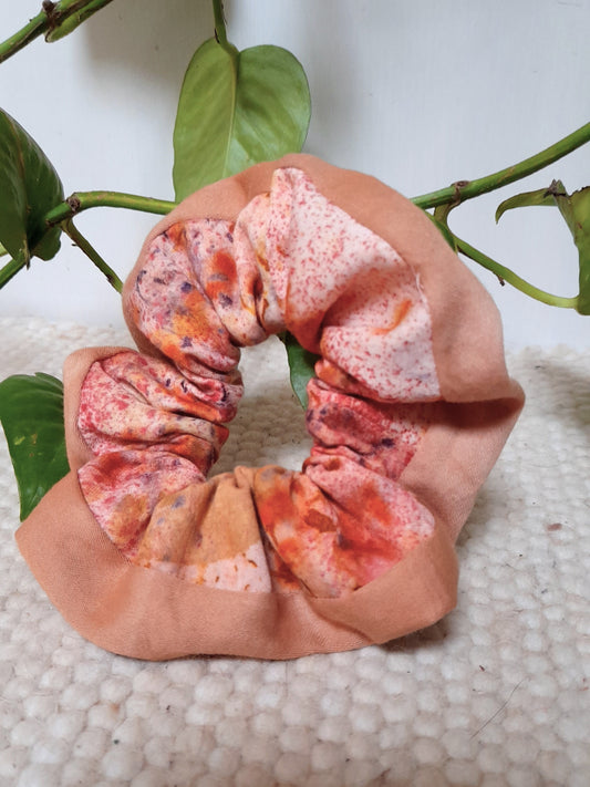 plant dyed scrunche