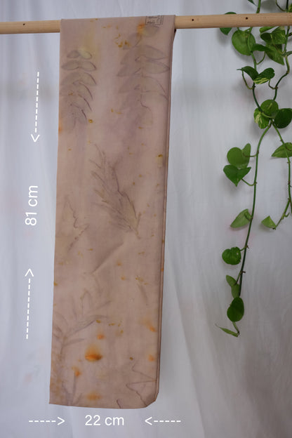ecoprinted scarf