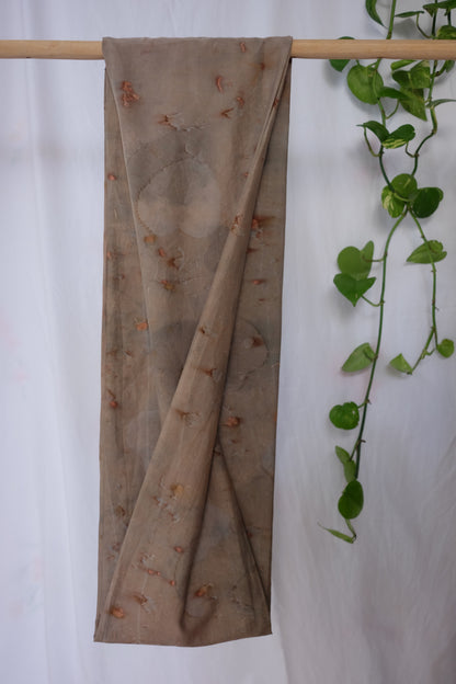 ecoprinted infinity scarf