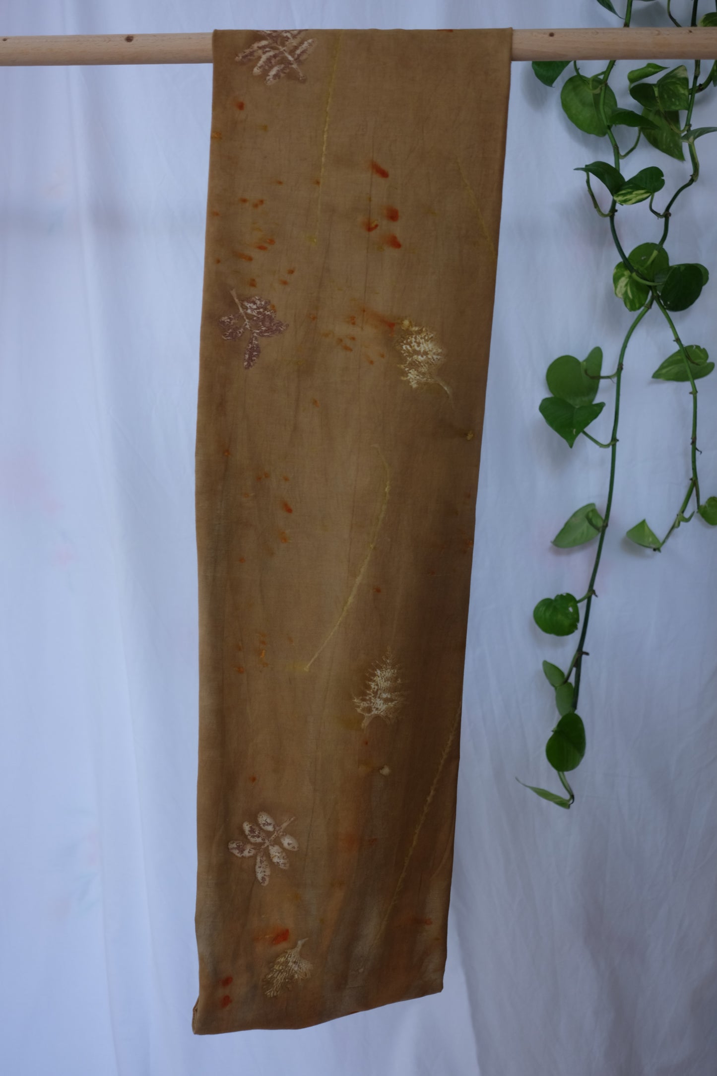 Ecoprinted Infinity Scarf!