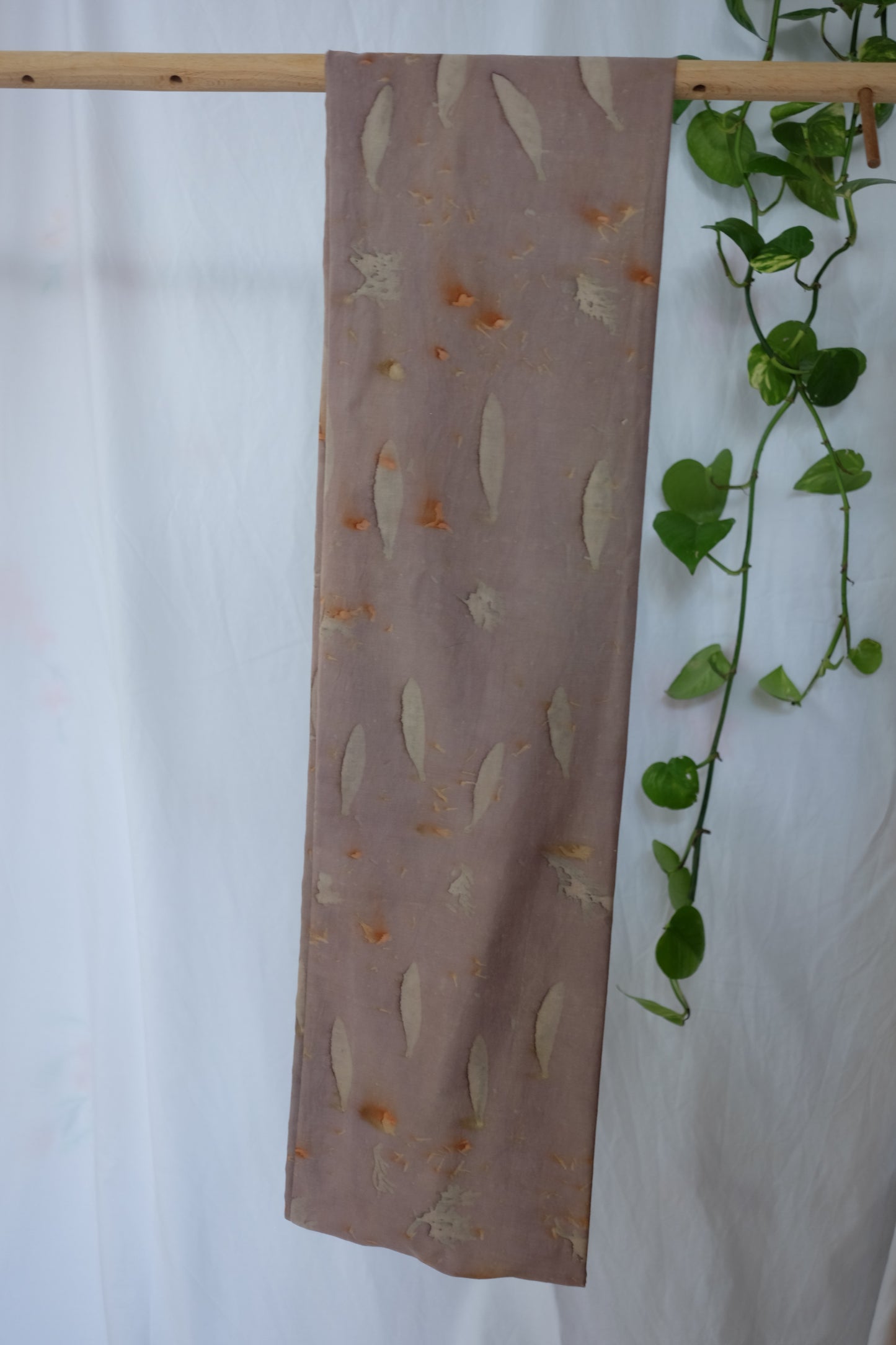 Ecoprinted Infinity Scarf!