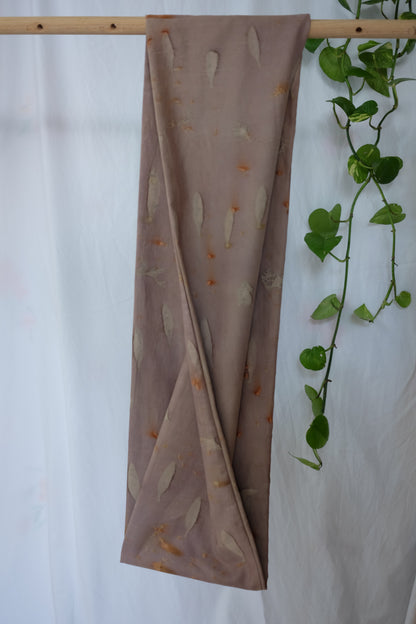 Ecoprinted Infinity Scarf!