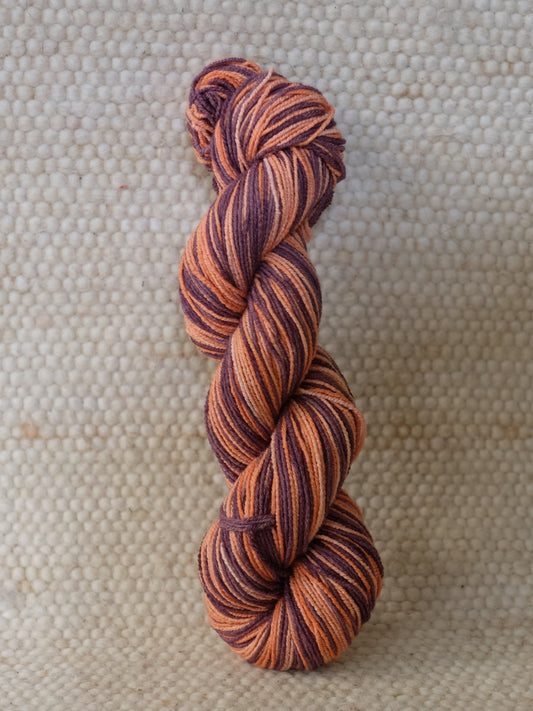 selfstriping yarn red purple