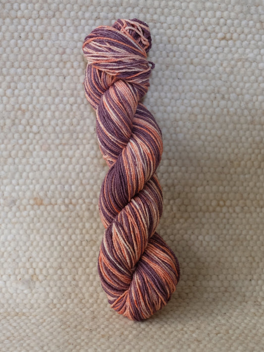 selfstriping yarn pink purple
