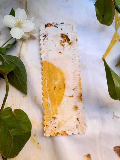 Ecoprinted Bookmarks