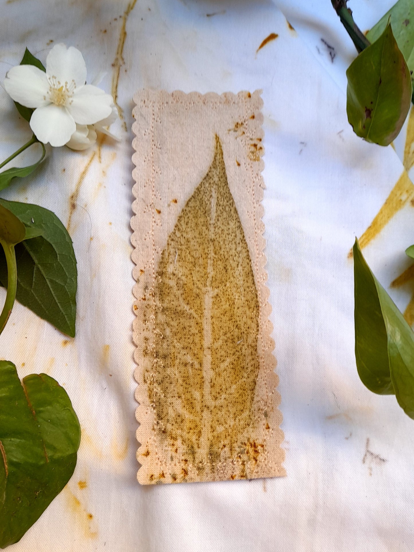 Ecoprinted Bookmarks