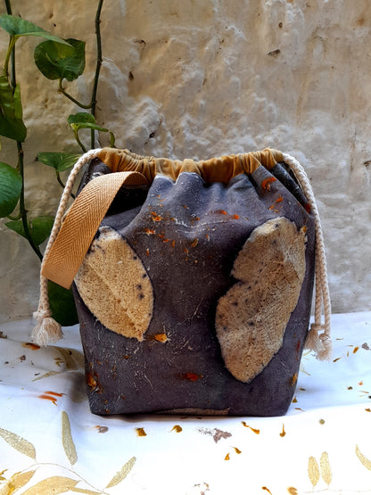 Large Eco Printed Project Bag!