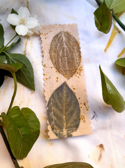 Ecoprinted Bookmarks