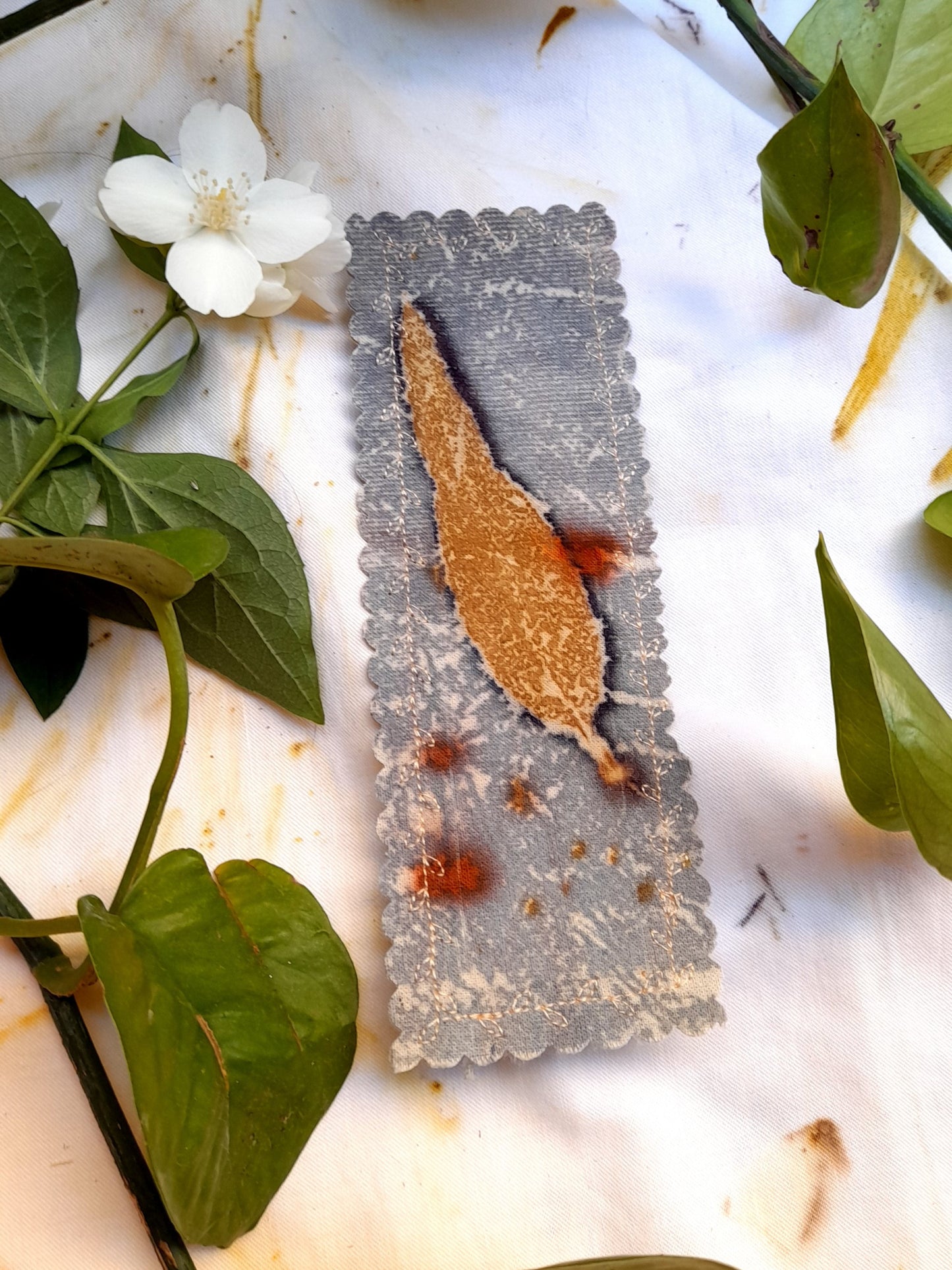 Ecoprinted Bookmarks