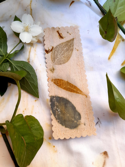 Ecoprinted Bookmarks