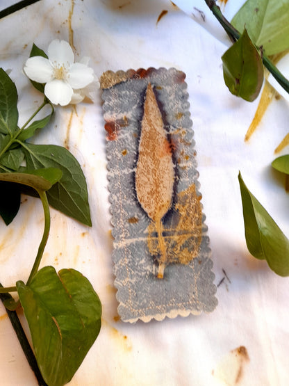 Ecoprinted Bookmarks