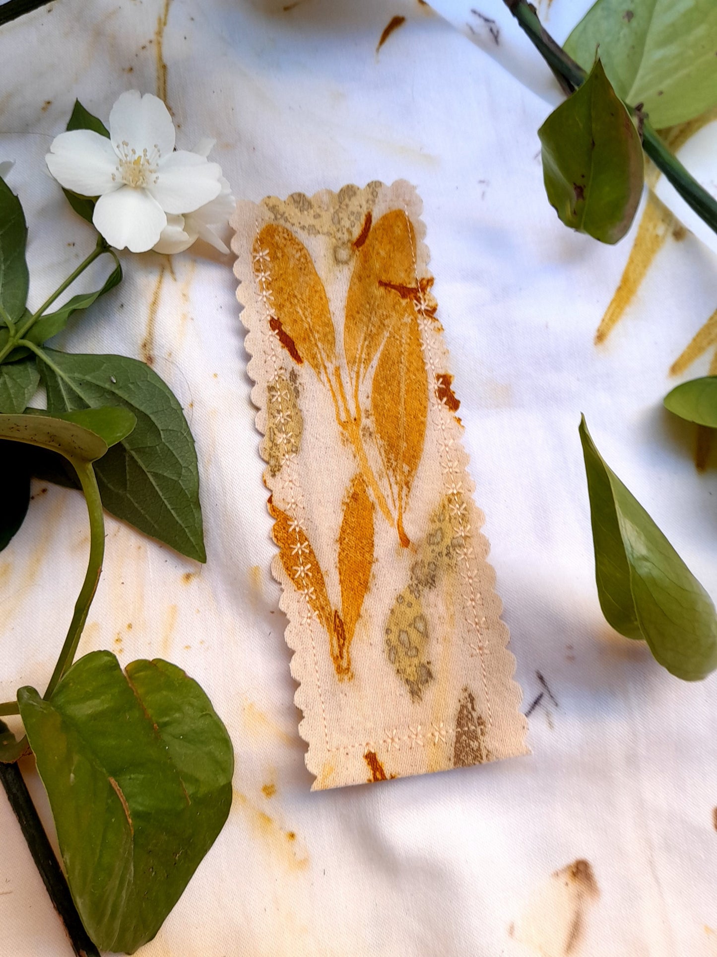 Ecoprinted Bookmarks