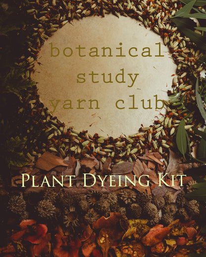 Botanical Study Yarn Club - Natural Dyeing Kit!