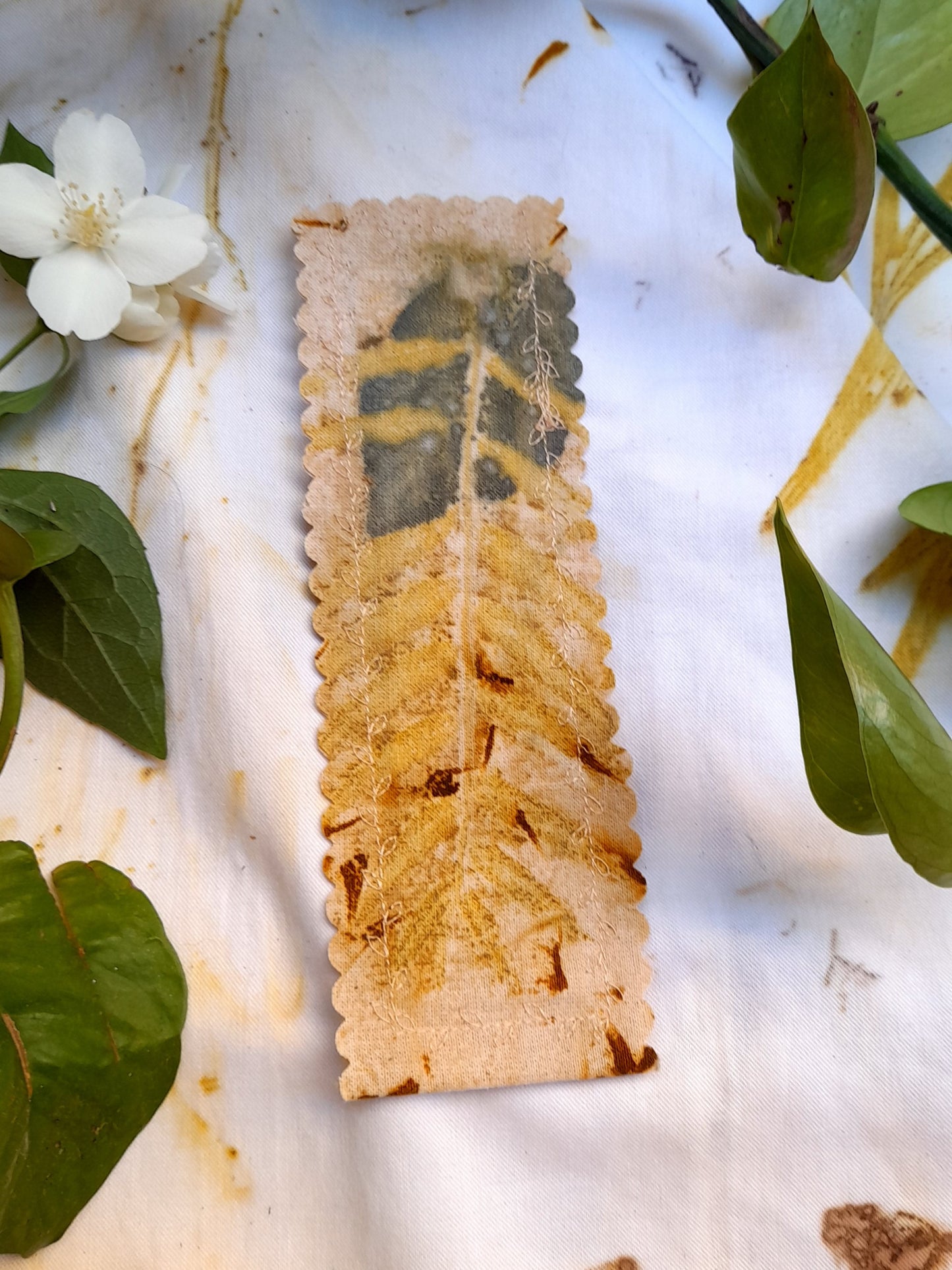 Ecoprinted Bookmarks
