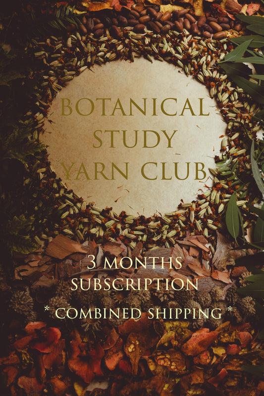 Botanical Study Yarn Club - 3 Months Subscription - Combined Shipping!